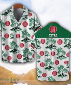 Tatra Green Coconut Pattern Combo 3D Hawaiian Shirt And Shorts Product Photo 1