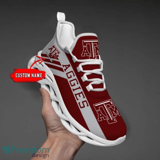 Texas A&ampM Aggies Custom Name Personalize Max Soul Shoes Sport Sneakers Sport Gift Ideas Product Photo 1