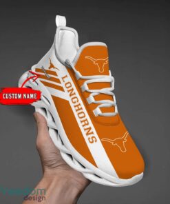 Texas Longhorns Custom Name Personalize Max Soul Shoes Sport Sneakers Sport Gift Ideas