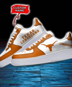 Texas Longhorns NCAA AF1 Personalized Name Sneakers Air Force Shoes For Fans Product Photo 3