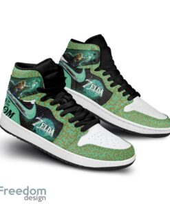 The Legend of Zelda Air Jordan Hightop Sneakers Shoes AJ1 Gift Ideas Shoes Product Photo 2