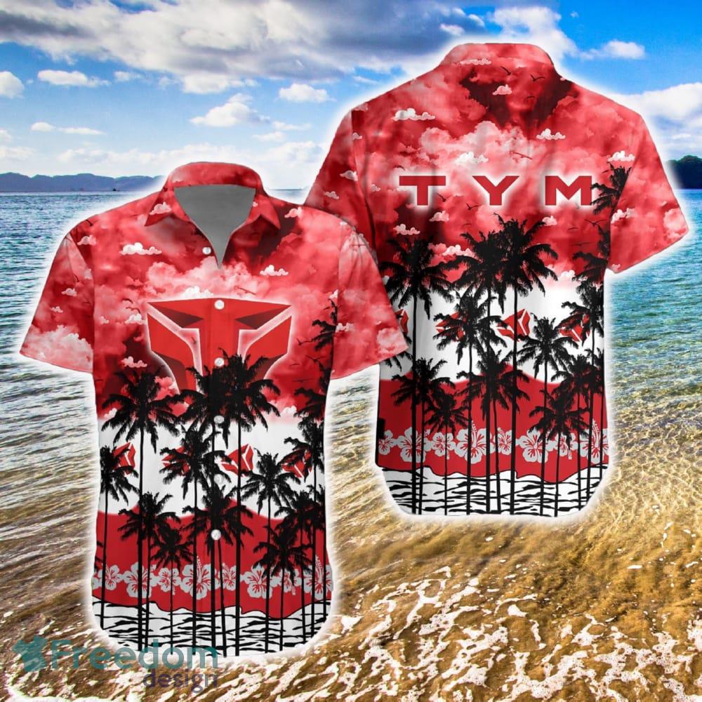 TYM Tractors 3D Hawaiian Shirt Car Tree Vintage For Men And Women - TYM Tractors 3D Hawaiian Shirt Car Tree Vintage For Men And Women