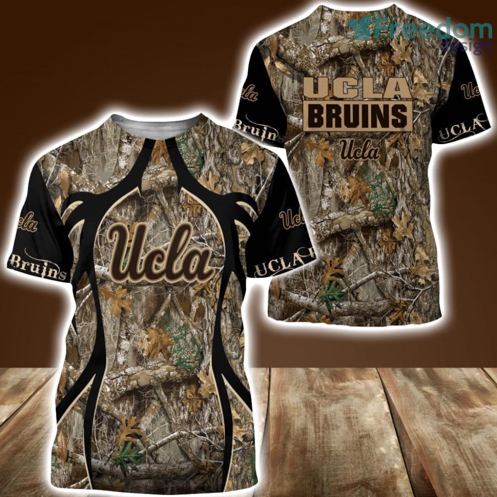 UCLA Bruins Camo Hunting 3D Shirt All Over Print Perfect Gift image UCLA Bruins Camo Hunting 3D Shirt All Over Print Perfect Gift Product Photo 1