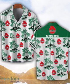 Ursus Green Coconut Pattern Combo 3D Hawaiian Shirt And Shorts