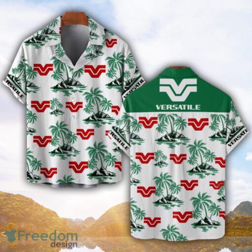 Versatile Green Coconut Pattern Combo 3D Hawaiian Shirt And Shorts Product Photo 1