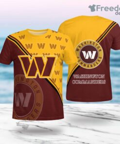Washington Commanders Fade Out Retro 3D Shirt All Over Print New Trend