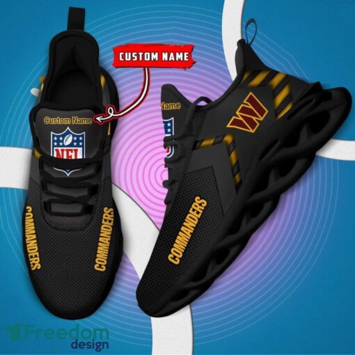 Washington Commanders NFL Max Soul Shoes Sneakers For Men And Women Personalized Name Product Photo 5