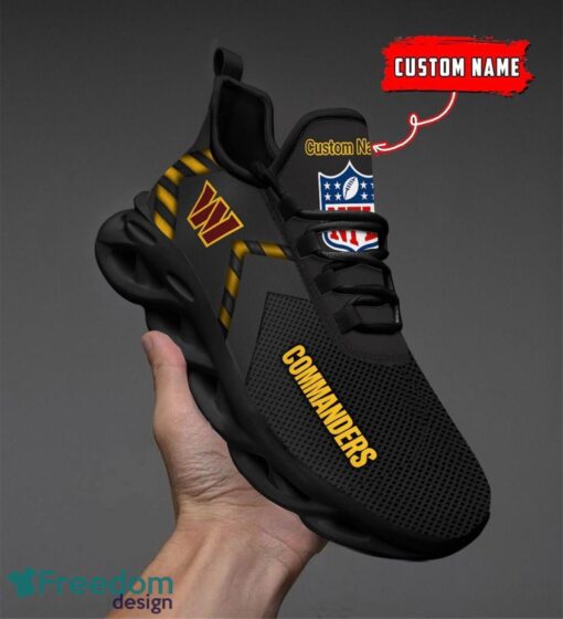 Washington Commanders NFL Max Soul Shoes Sneakers For Men And Women Personalized Name Product Photo 1