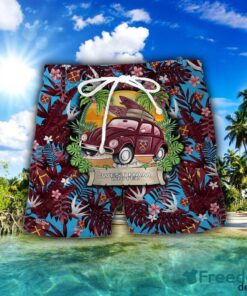 West Ham United F.C Car Beach Pattern Hawaiian Shirt And Shorts Product Photo 2