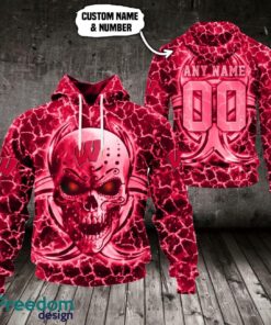 Wisconsin Badgers 3D Skull Design 3D T-Shirt Sweatshirt Hoodie Custom Name And Number Wisconsin Badgers 3D Skull Design 3D T-Shirt Sweatshirt Hoodie Custom Name And Number