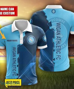 Wycombe Wanderers F.C Personalized Name 3D Polo Shirt