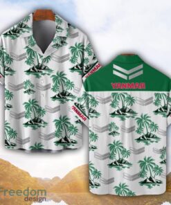 Yanmar Green Coconut Pattern Combo 3D Hawaiian Shirt And Shorts Product Photo 1