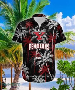 Youngstown State Penguins 3D Hawaiian Shirt Coconut Tree Vintage For Men And Women