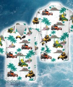 Zero Turn Lawn Mower Hawaiian Shirt