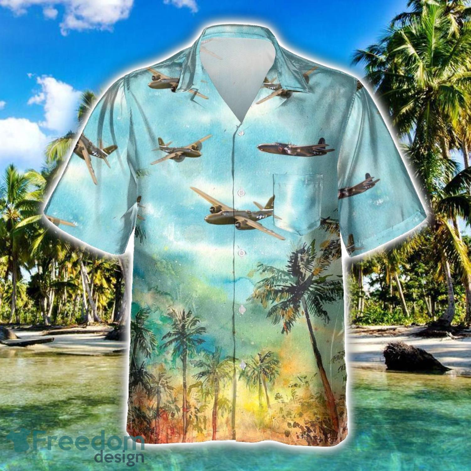 A 20 Havoc A20 Aircraft Summer Hawaiian Shirt Veteran Shirt For Men And Women image A-20 Havoc A20 Aircraft Summer Hawaiian Shirt Veteran Shirt For Men And Women Product Photo 1