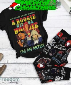 A Boogie Wit Da Hoodie An Artist Fleece Pajamas Set For Women Gift Christmas - A Boogie Wit Da Hoodie An Artist Fleece Pajamas Set-1