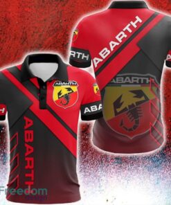 Abarth Car Racing Big Logo 3D Polo Shirt For Men And Women