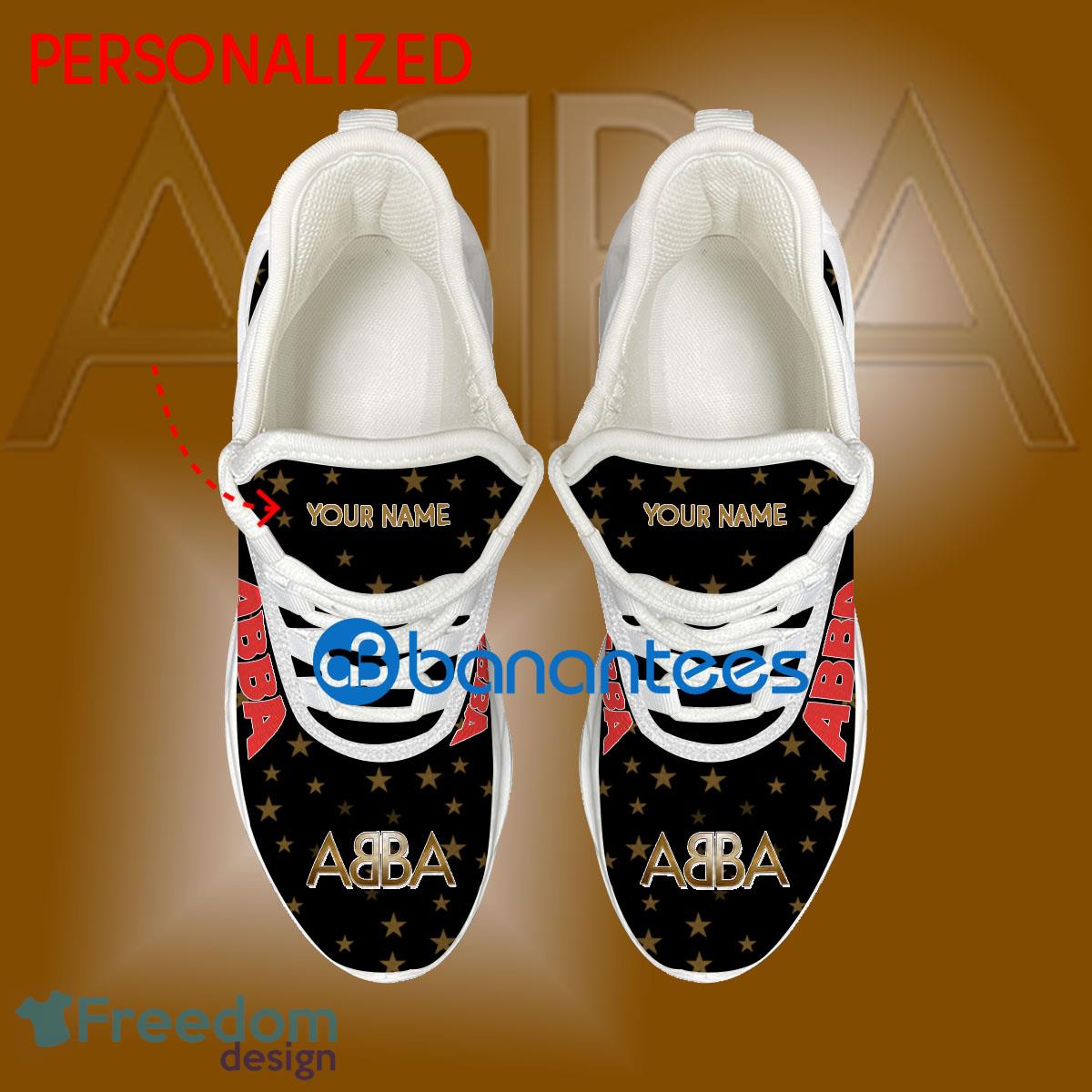 ABBA Band Running Sneaker Elegance Custom Name Gift Max Soul Shoes USA Flag Star New For Fans image ABBA Band Running Sneaker Elegance Custom Name Gift Max Soul Shoes USA Flag Star New For Fans - ABBA Band Running Shoes New Trending Personalized Photo 2