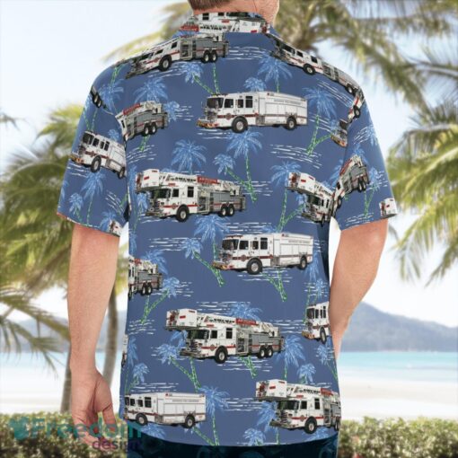 Abingdon Fire Company Harford County, Maryland Summer Hawaiian Shirt Product Photo 2