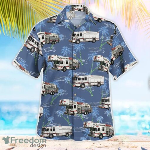 Abingdon Fire Company Harford County, Maryland Summer Hawaiian Shirt Product Photo 3