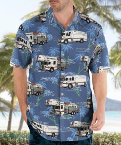 Abingdon Fire Company Harford County, Maryland Summer Hawaiian Shirt Product Photo 4