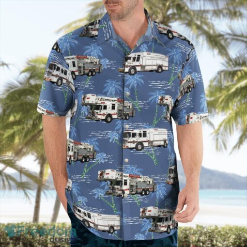 Abingdon Fire Company Harford County, Maryland Summer Hawaiian Shirt Product Photo 4