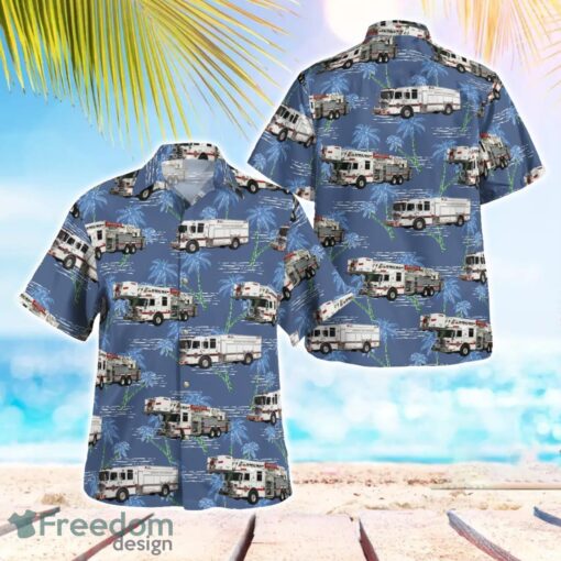 Abingdon Fire Company Harford County, Maryland Summer Hawaiian Shirt Product Photo 1