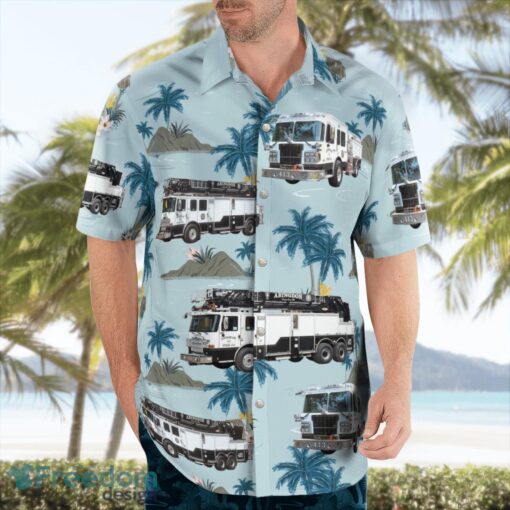 Abingdon Fire Company - MD 3D Summer Aloha Hawaiian Shirt Product Photo 3