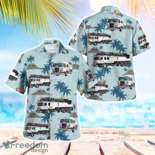 Abingdon Fire Company - MD 3D Summer Aloha Hawaiian Shirt Product Photo 1