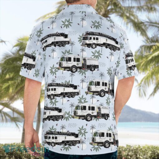 Abingdon, Harford County, Maryland, Abingdon Fire Company Tropical 3D Hawaiian Shirt Gift For Summer Product Photo 2