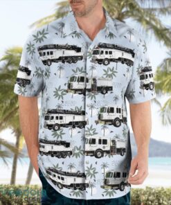 Abingdon, Harford County, Maryland, Abingdon Fire Company Tropical 3D Hawaiian Shirt Gift For Summer Product Photo 3