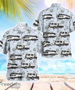 Abingdon, Harford County, Maryland, Abingdon Fire Company Tropical 3D Hawaiian Shirt Gift For Summer