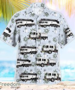 Abingdon, Harford County, Maryland, Abingdon Fire Company Tropical 3D Hawaiian Shirt Gift For Summer Product Photo 4