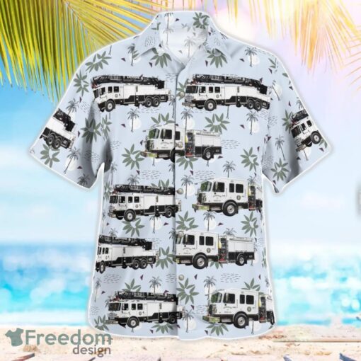 Abingdon, Harford County, Maryland, Abingdon Fire Company Tropical 3D Hawaiian Shirt Gift For Summer Product Photo 4