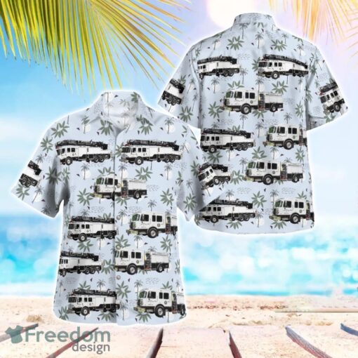 Abingdon, Harford County, Maryland, Abingdon Fire Company Tropical 3D Hawaiian Shirt Gift For Summer Product Photo 1