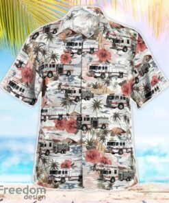 Abingdon, Virginia Fire Department Hawaiian Shirt Beach Summer Shirt Product Photo 2