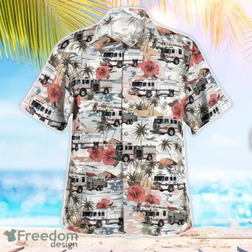 Abingdon, Virginia Fire Department Hawaiian Shirt Beach Summer Shirt Product Photo 2