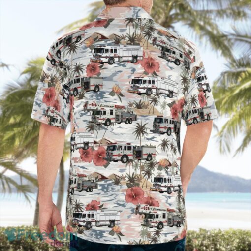 Abingdon, Virginia Fire Department Hawaiian Shirt Beach Summer Shirt Product Photo 4