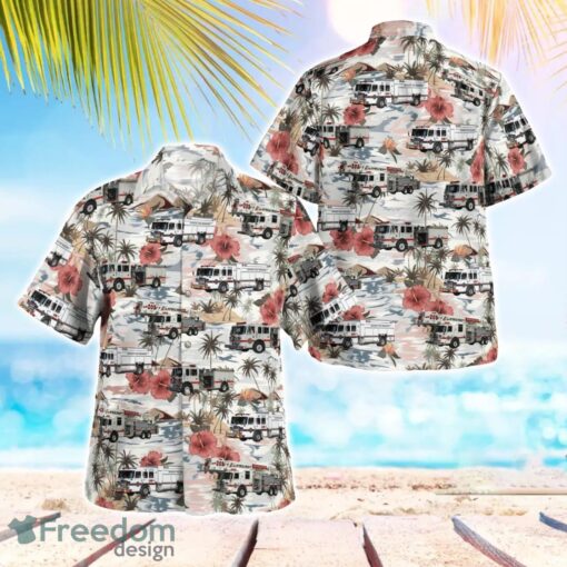 Abingdon, Virginia Fire Department Hawaiian Shirt Beach Summer Shirt Product Photo 1