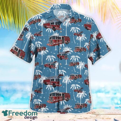 Abington Township, Pennsylvania, McKinley Fire Company Tropical 3D Hawaiian Shirt Gift For Summer Product Photo 2