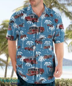 Abington Township, Pennsylvania, McKinley Fire Company Tropical 3D Hawaiian Shirt Gift For Summer Product Photo 3