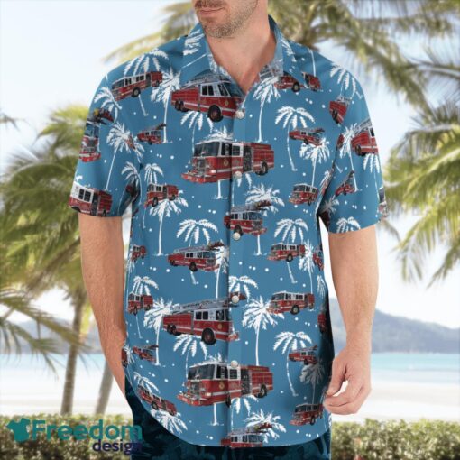 Abington Township, Pennsylvania, McKinley Fire Company Tropical 3D Hawaiian Shirt Gift For Summer Product Photo 3