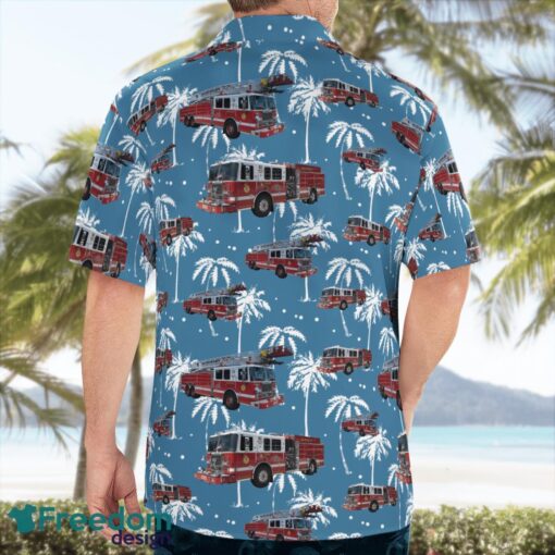 Abington Township, Pennsylvania, McKinley Fire Company Tropical 3D Hawaiian Shirt Gift For Summer Product Photo 4