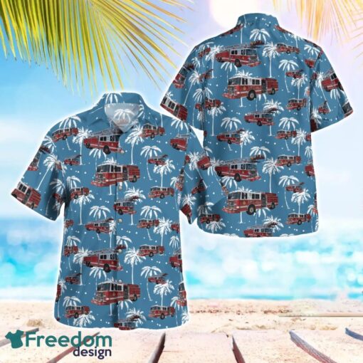 Abington Township, Pennsylvania, McKinley Fire Company Tropical 3D Hawaiian Shirt Gift For Summer Product Photo 1