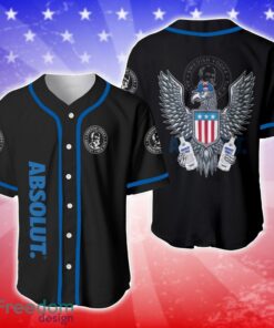 Absolut Vodka US Eagle Baseball Jersey Shirt 4th Of July Independence Day Gift