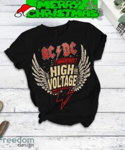 ACDC Thunderstruck High Voltage Back In Black Fleece Pajamas Set Men Women For Fans - ACDC Thunderstruck High Voltage Back In Black Fleece Pajamas Set-2