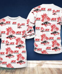 Ace Hardware 3D T-Shirt Coconut Tree Pattern For Men Women
