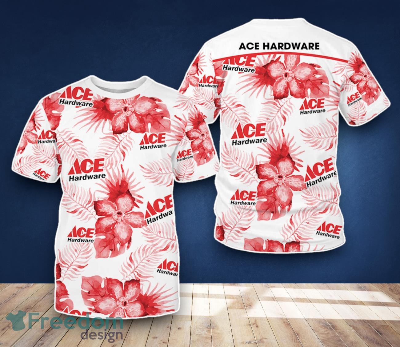Ace Hardware 3D T Shirt Flower Pattern For Men Women image Ace Hardware 3D T-Shirt Flower Pattern For Men Women Product Photo 1