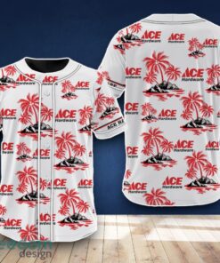 Ace Hardware Baseball Jersey Coconut Tree Pattern For Men Women