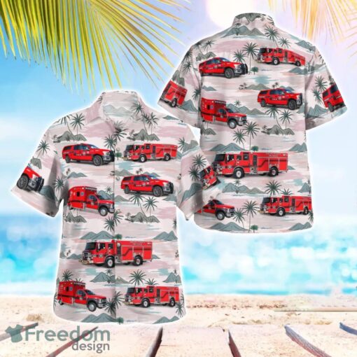 Adams County Fire Rescue 3D Hawaiian Shirt Product Photo 1